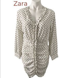 Zara PolkaDot Evening Dress